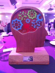 Warrington Business Awards trophy